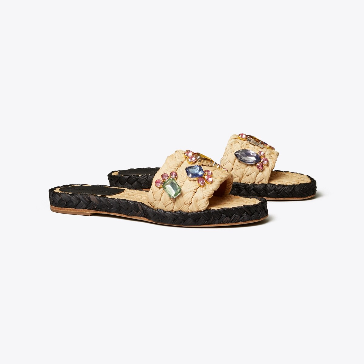 Crystal Raffia Slide | Tory Burch (US)