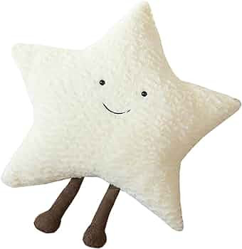 Comfortable Sun Throw Pillow Stars Moon Sofa Cushion Lovely Exquisite Cushion (15.7in, Star) | Amazon (US)
