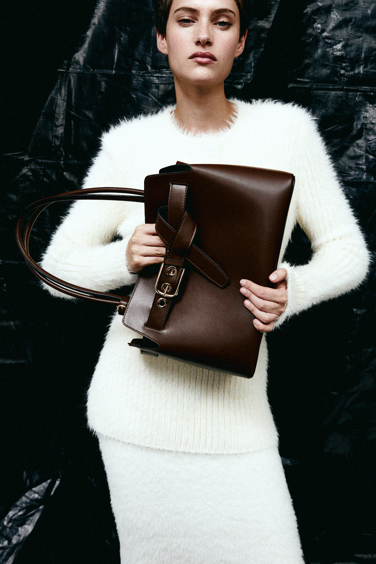 Strap-Detail Tote Bag | H&M (US + CA)