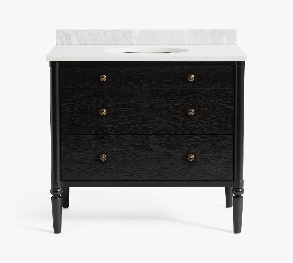 Chris Loves Julia 36" Single Sink Vanity | Pottery Barn (US)