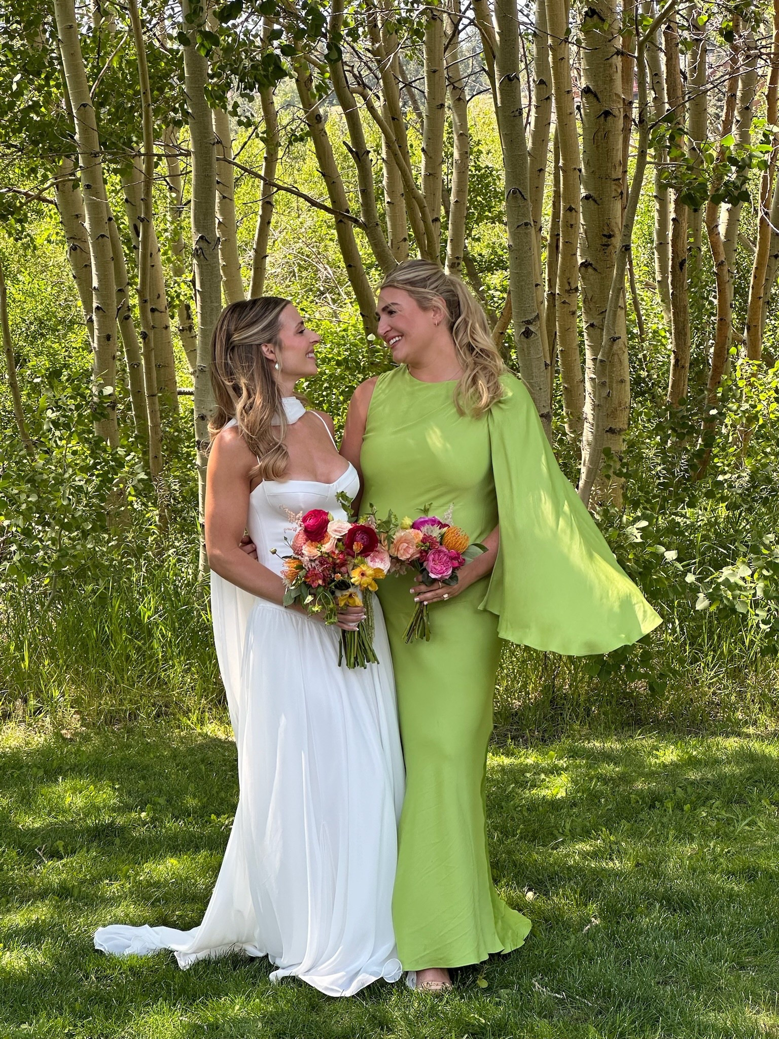 Bridesmaids season!! Mango lime free fun and drama flare ✨