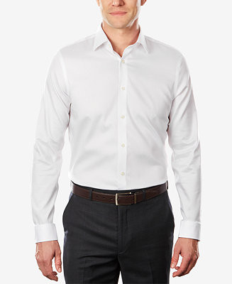 Michael Kors Men's Slim Fit Airsoft Performance Non-Iron Dress Shirt - Macy's | Macy's
