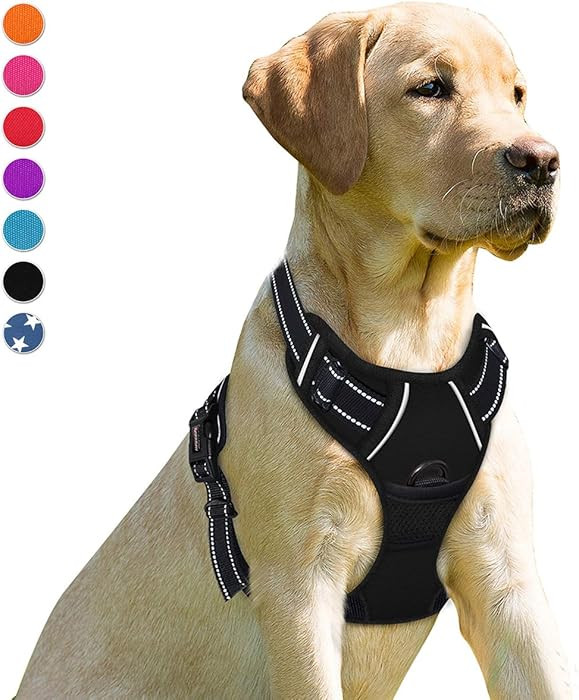 BARKBAY No Pull Dog Harness Front Clip Heavy Duty Reflective Easy Control Handle for Large Dog Wa... | Amazon (US)