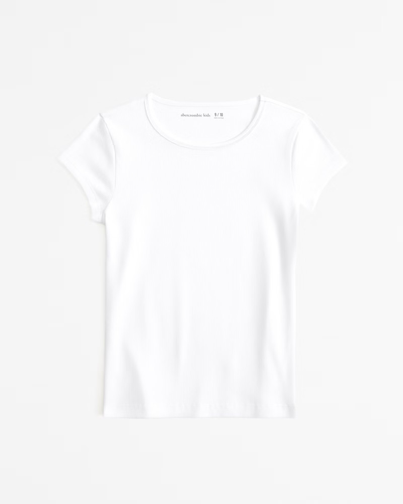 girls essential baby tee | girls new arrivals | Abercrombie.com | Abercrombie & Fitch (US)