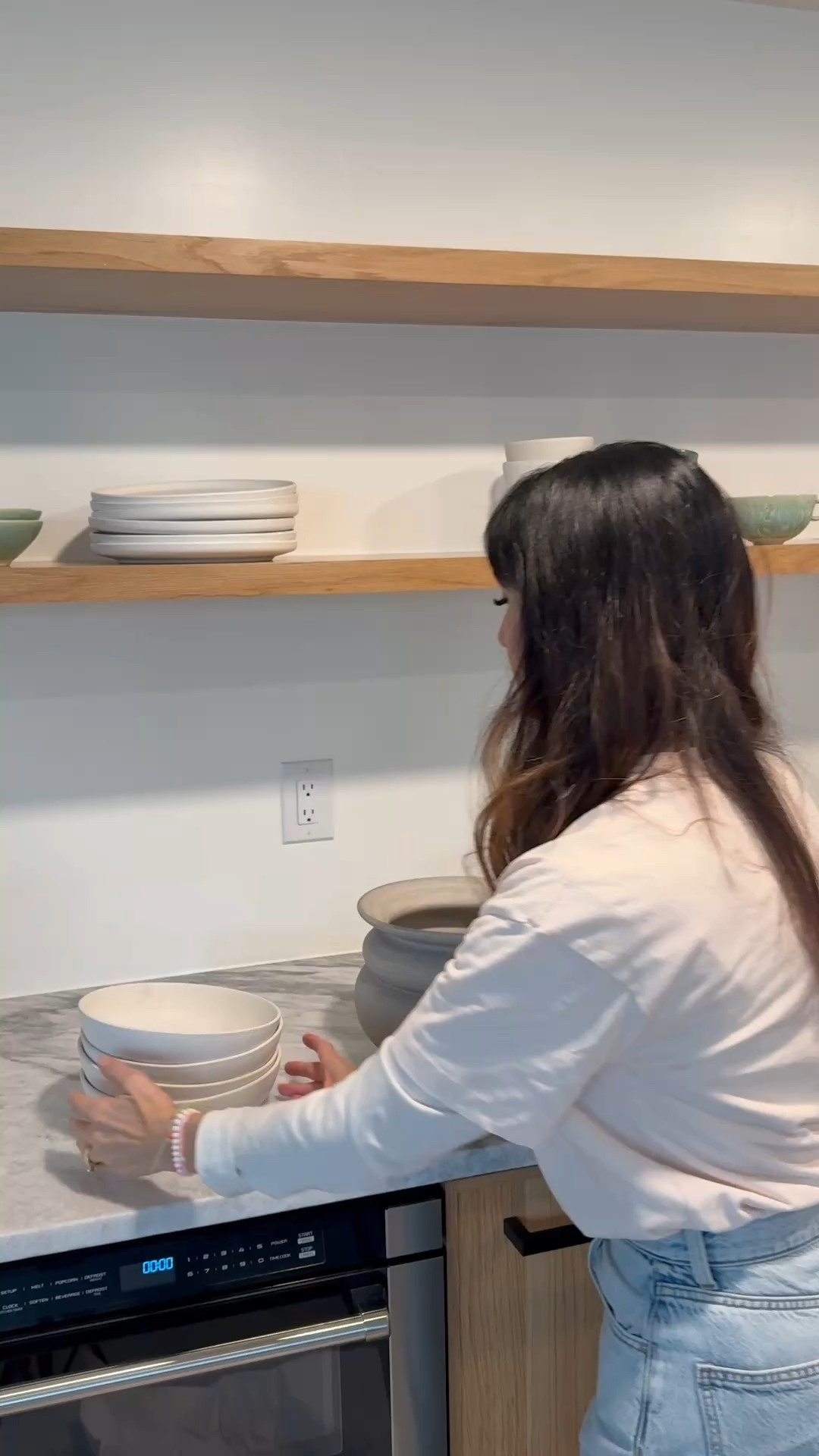 Open shelving 101 
Sharing 3 tips via instagram @tanahallows 
SHOP the key items I’m using here…
And stay tuned for the final styling of these shelves 

#LTKStyleTip #LTKHome #LTKFindsUnder100