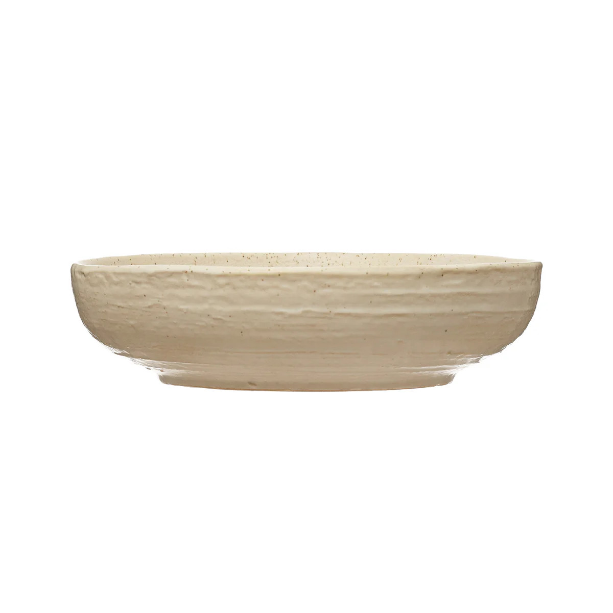 Speckled Cream Stoneware Serving Bowl | APIARY by The Busy Bee