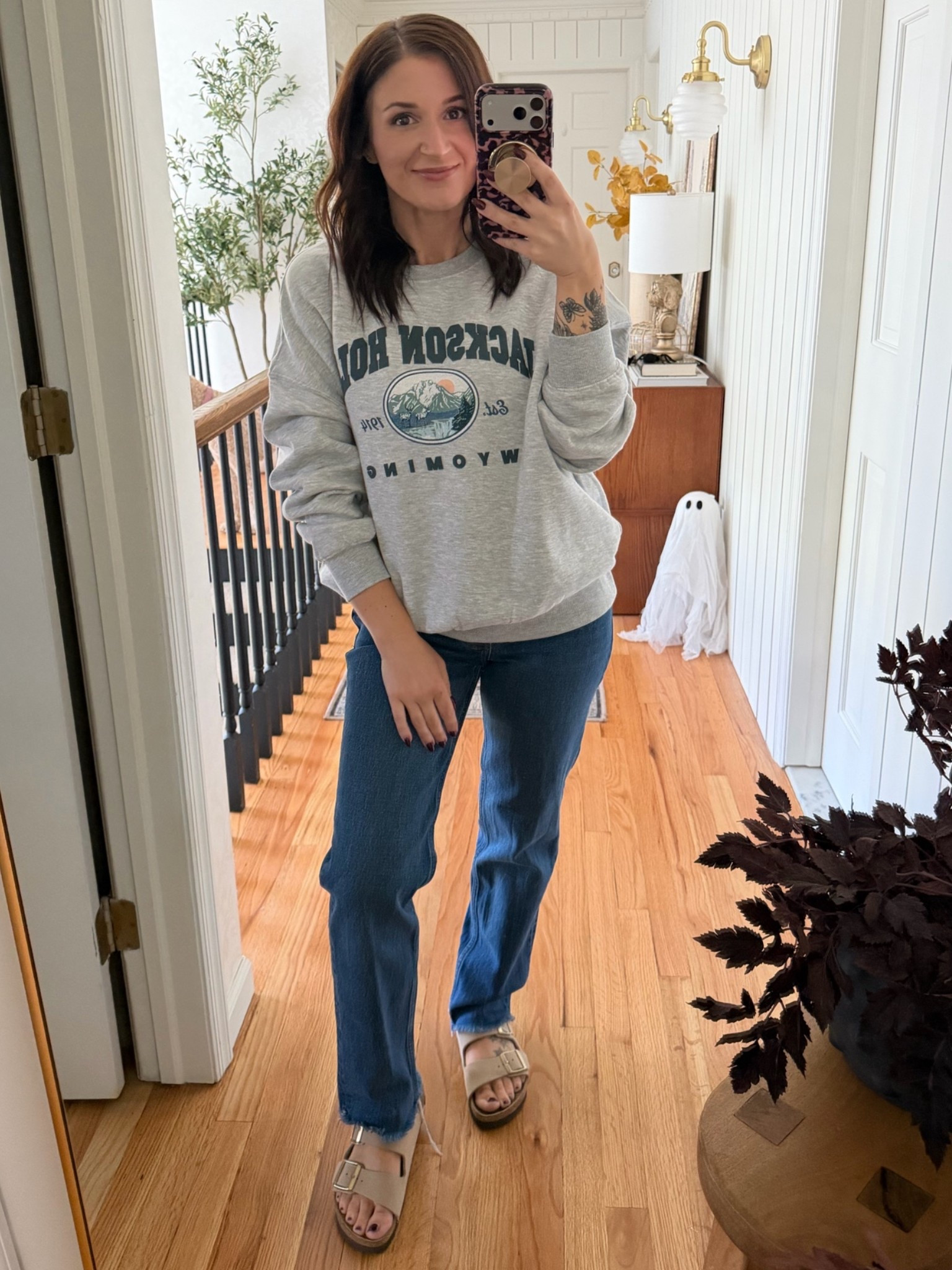 Everyday fall outfit 
Petite friendly! Height inclusive!
Top is medium for oversized fit
Jeans size 26 short

#LTKPetite #LTKootd #LTKSeasonal