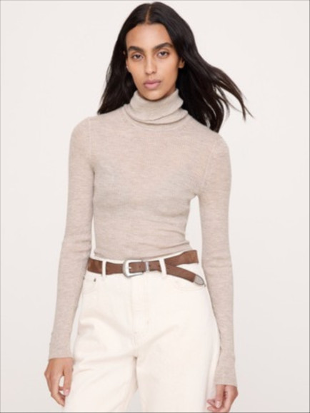 Featherweight Cashmere Turtleneck