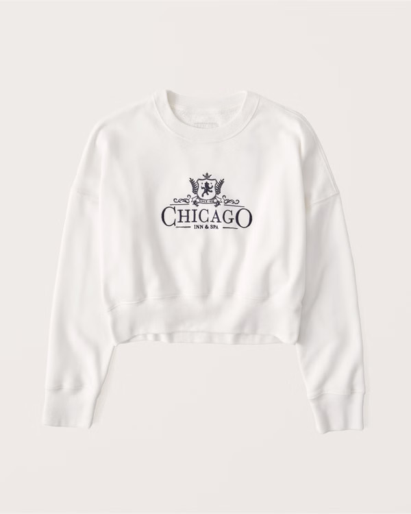 Graphic Crew Sweatshirt | Abercrombie & Fitch (US)