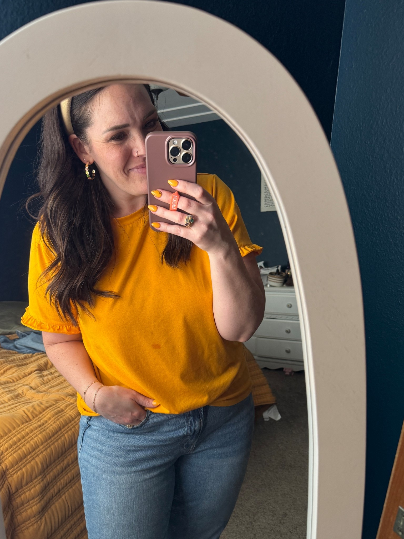 The perfect, elevated summer tshirt in #hocautumn saffron! 😍 

#LTKMidsize