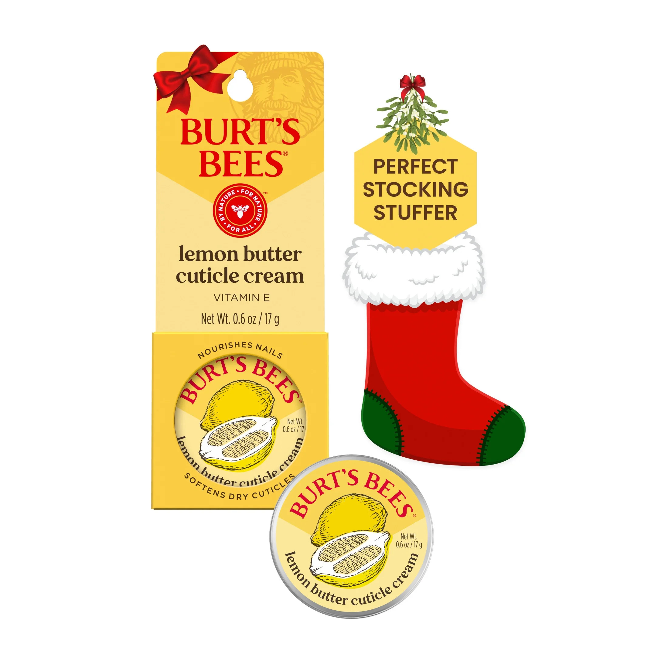 Burt's Bees 100% Natural Origin Lemon Butter Cuticle Cream, 0.6 oz | Walmart (US)