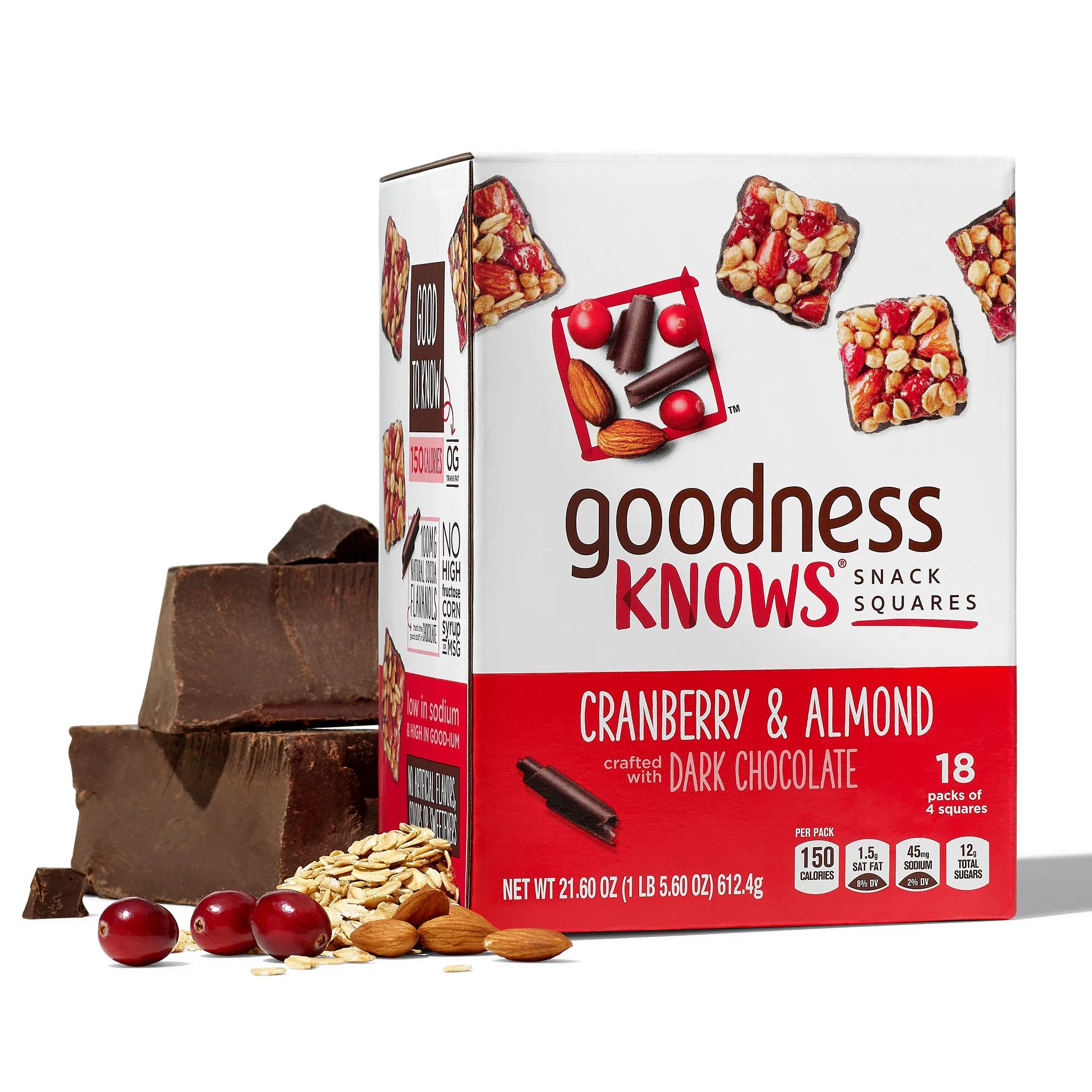 goodnessKNOWS Dark Chocolate Snack Squares | CocoaVia