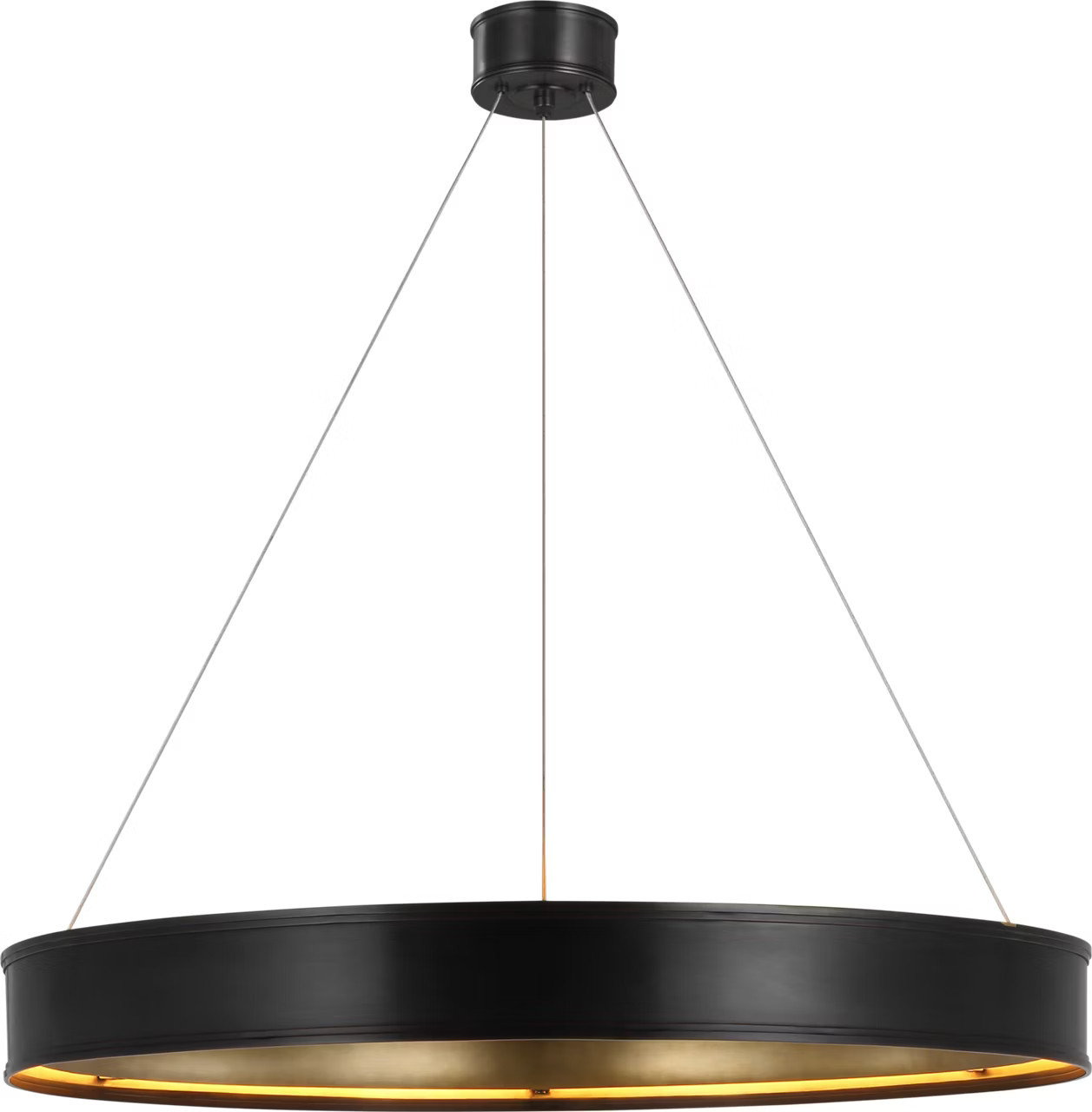 Connery 40" Ring Chandelier in BronzeVisual Comfort | Visual Comfort