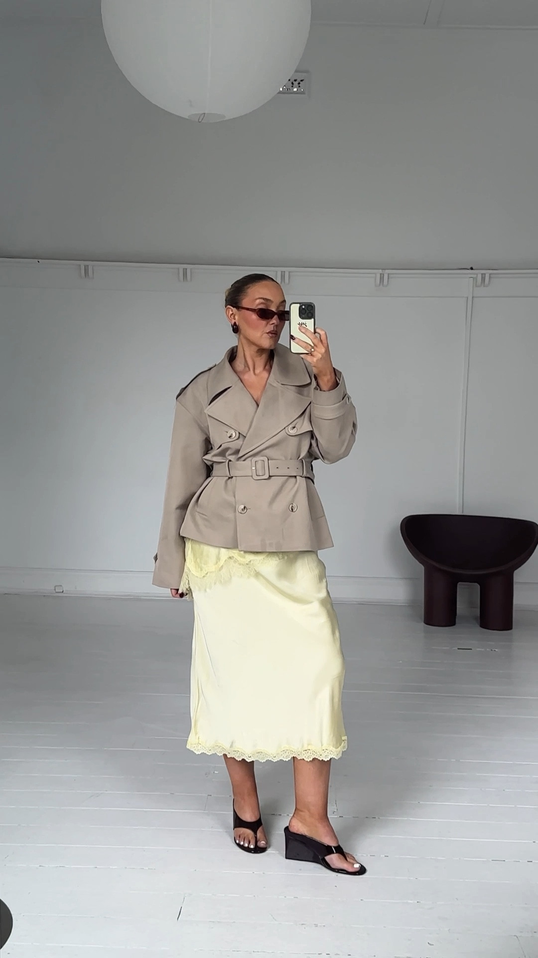 Spring summer styling with new season lace Witchery set and old Meshki cropped trench. 

#LTKmidsize #LTKaustralia #LTKspring