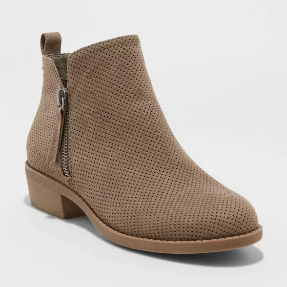 Women's Dylan Laser Cut Ankle Bootie - Universal Thread™ | Target