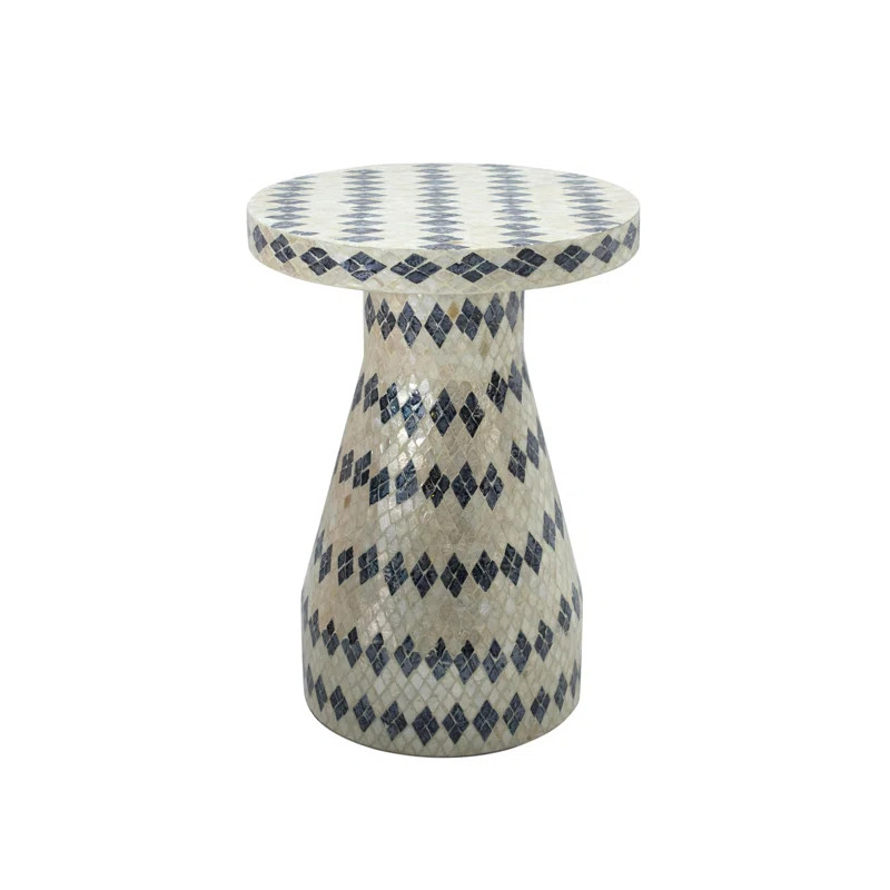 Matha Shell Mosaic End TableByBungalow Rose4.8Rated 4.8 out of 5 stars.5 Reviews | Wayfair North America