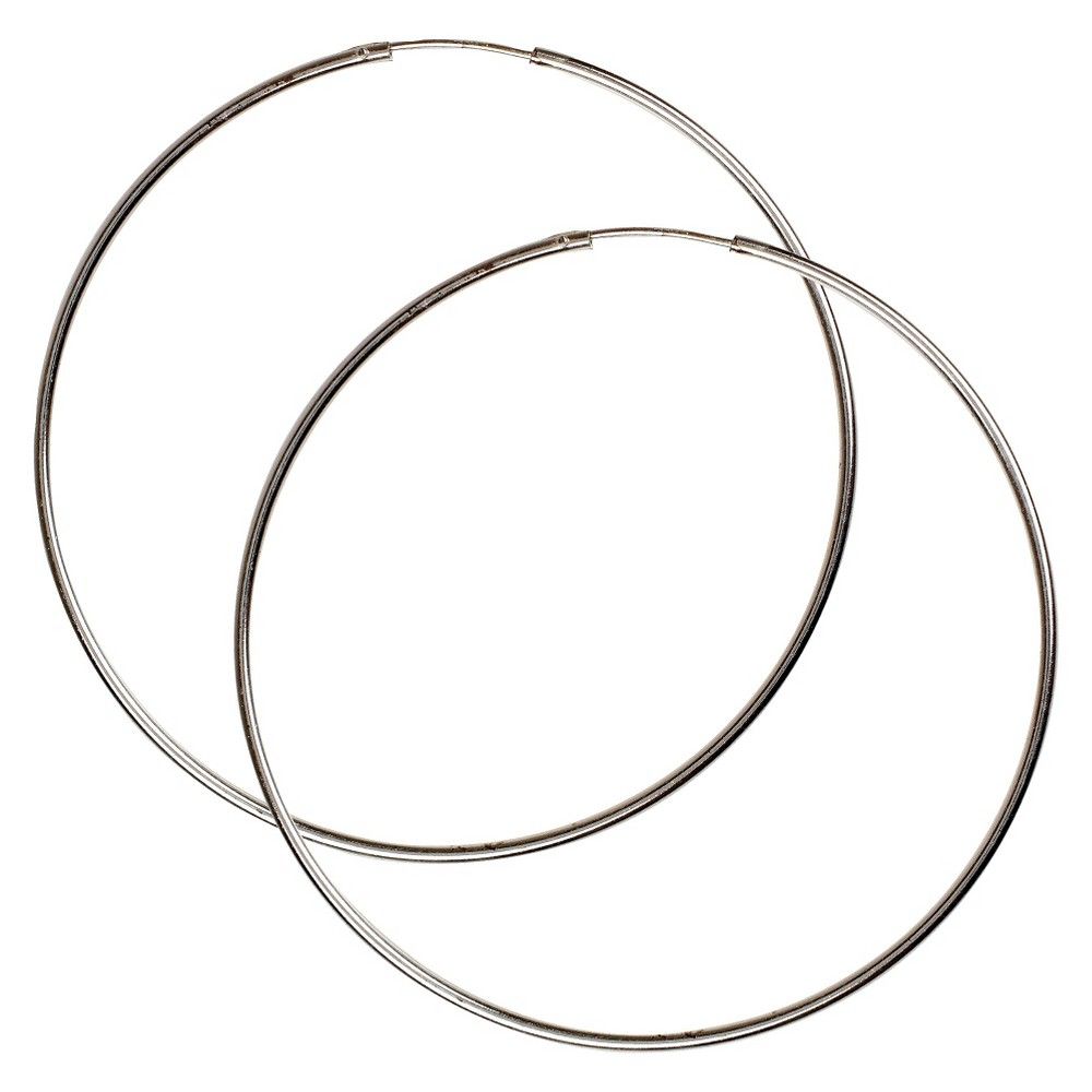 Sterling Endless Hoop Earring - | Target