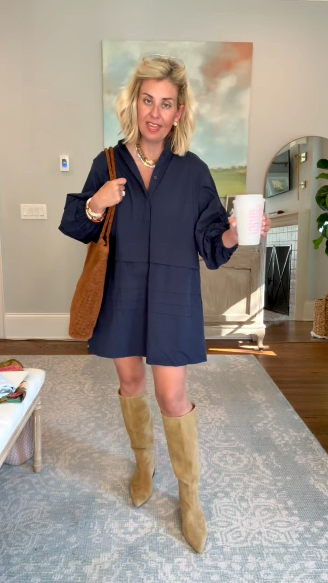 Dress and boots look…can’t go wrong!! 
Dress - xs
Boots - 38

Codes:
Erin McDermott- mixandmatch for 25% off my necklace
Allie + Bess - Catherine20

#LTKdayinmylife #LTKootd #LTKmomlife