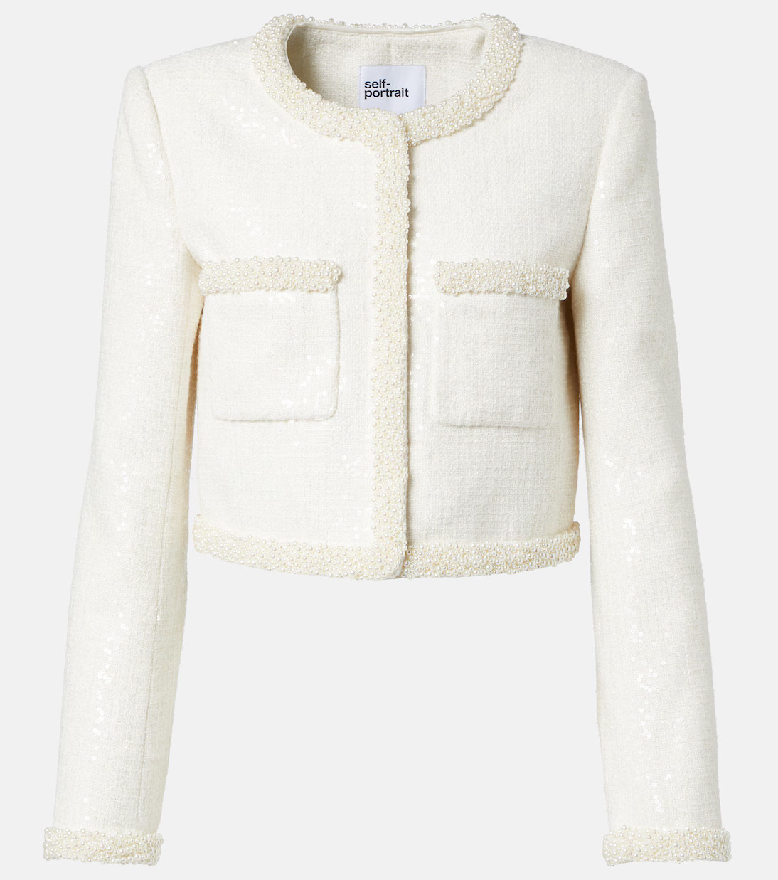 Embellished sequined bouclé jacket | Mytheresa (US/CA)
