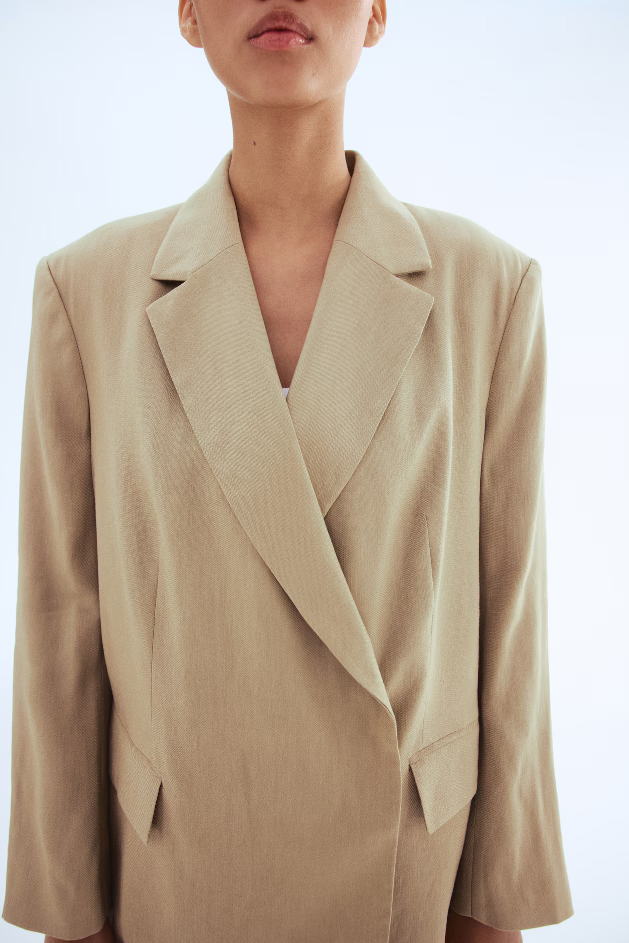 Linen-blend blazer | H&M (UK, MY, IN, SG, PH, TW, HK)