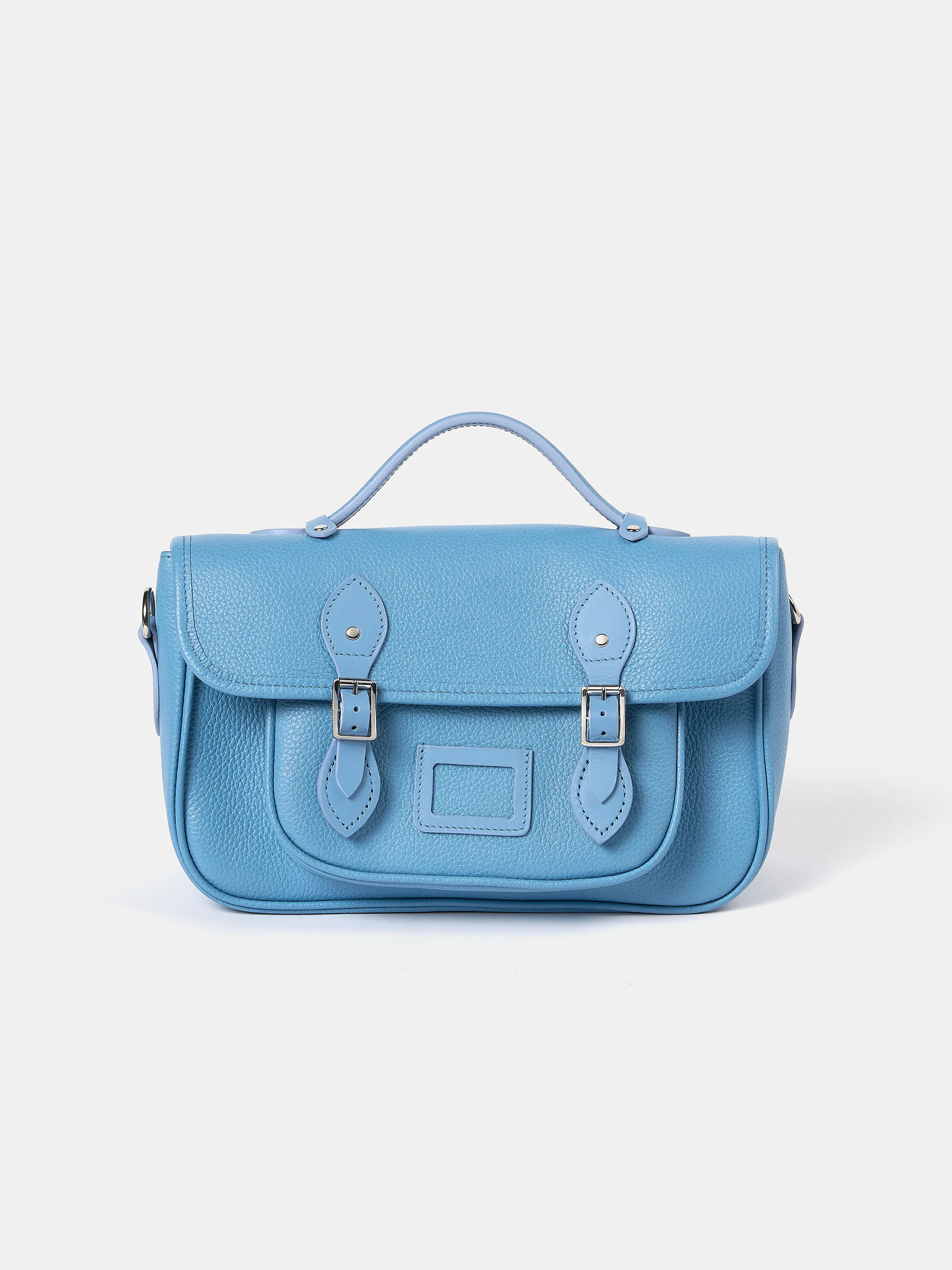 The Soft Satchel - Cloud Blue Calf Grain | The Cambridge Satchel Company