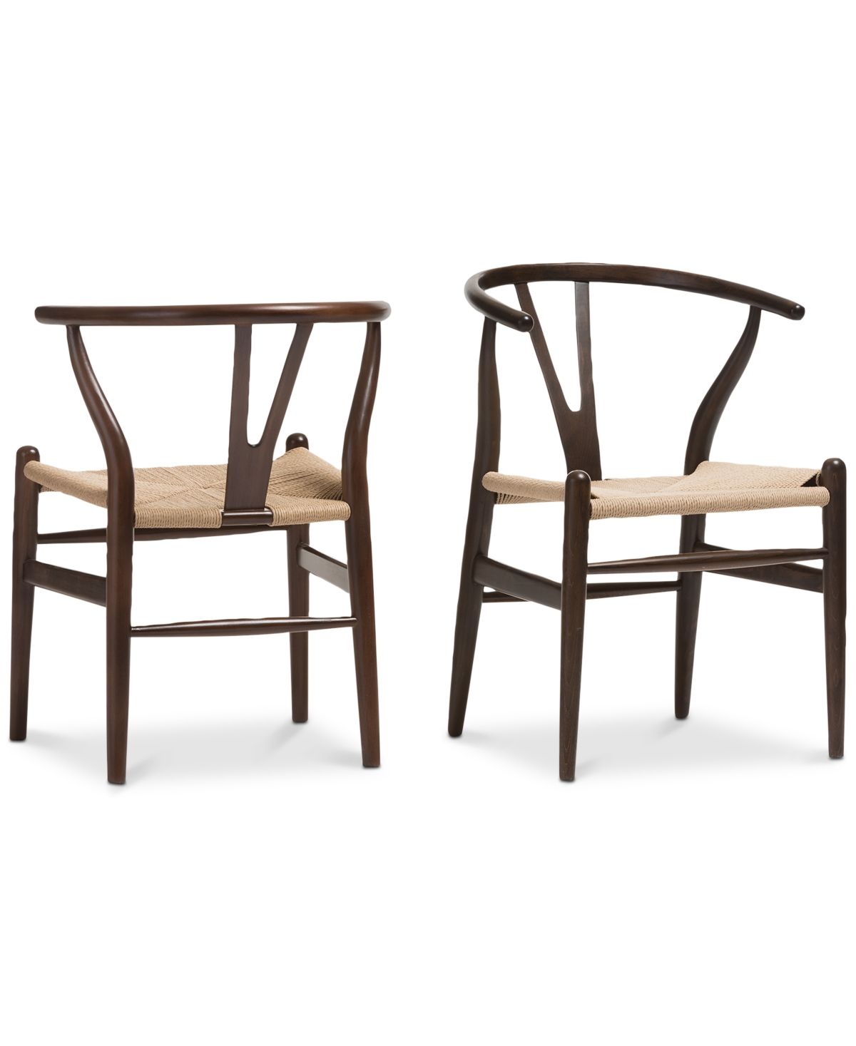 Caden Wishbone Chair (Set of 2) | Macys (US)