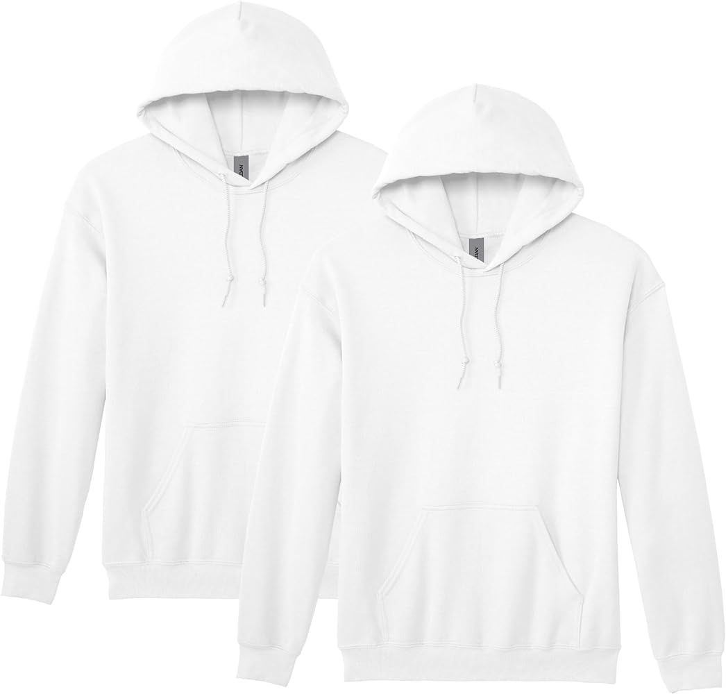 Gildan Adult Fleece Hoodie Sweatshirt, Style G18500, Multipack | Amazon (US)