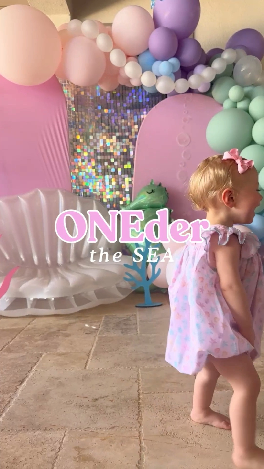 ONEder the sea first birthday party for our baby girl 🩷🎀🐳🦀🐙 backdrop and party decor all linked :) 

#LTKKids #LTKBaby #LTKParties