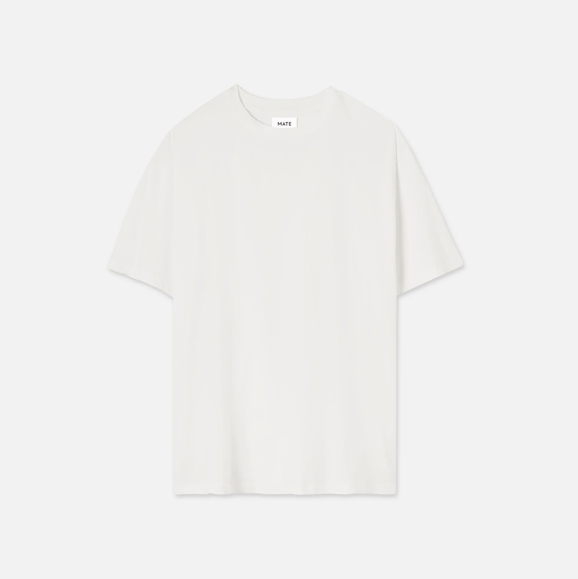 Organic Cotton Boyfriend Tee - TRUE WHITE / M | MATE The Label