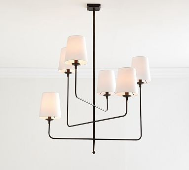 Lenmore Metal Mobile Chandelier (42") | Pottery Barn (US)