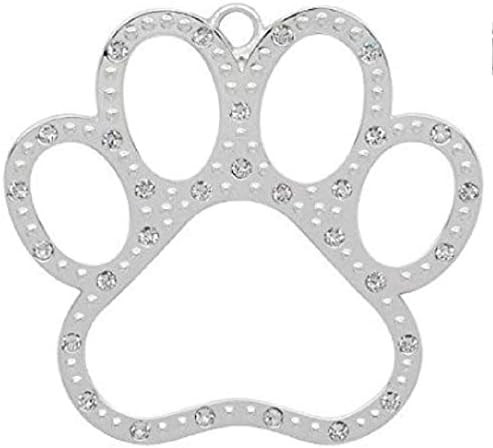 Harvey Lewis Undated Paw Silhouette Ornament with Crystals by Swarovski | Amazon (US)
