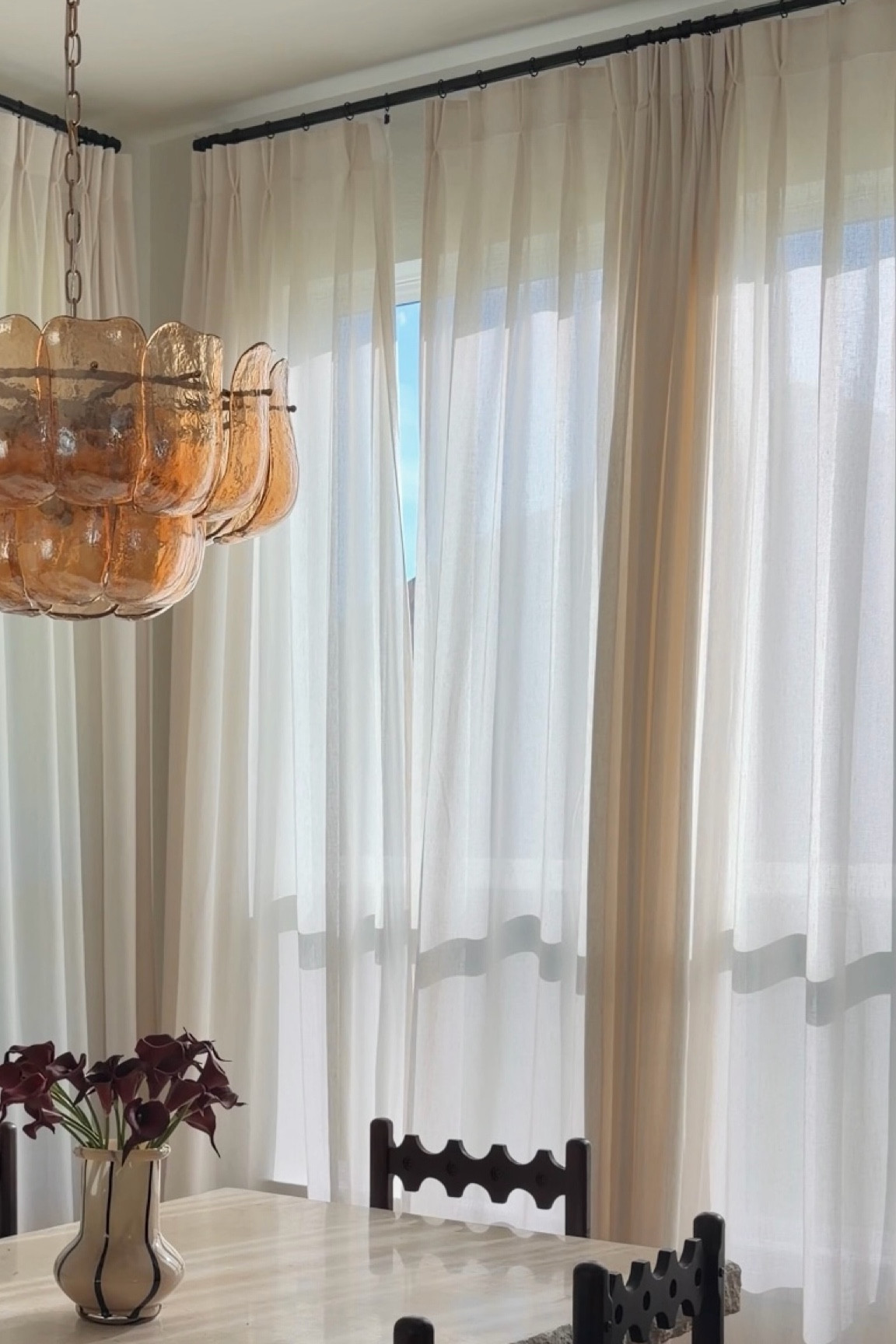 Many of you have asked about my dining room curtains! They are the Sandra curtains in “Neutral” from Curtarra. 🤍

#LTKHome