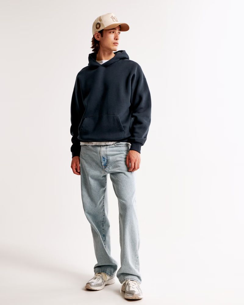 Men's Essential Popover Hoodie | Men's New Arrivals | Abercrombie.com | Abercrombie & Fitch (US)