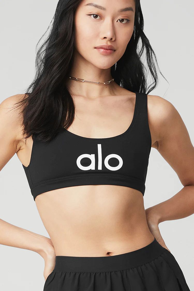 Ambient Logo Bra | Alo Yoga