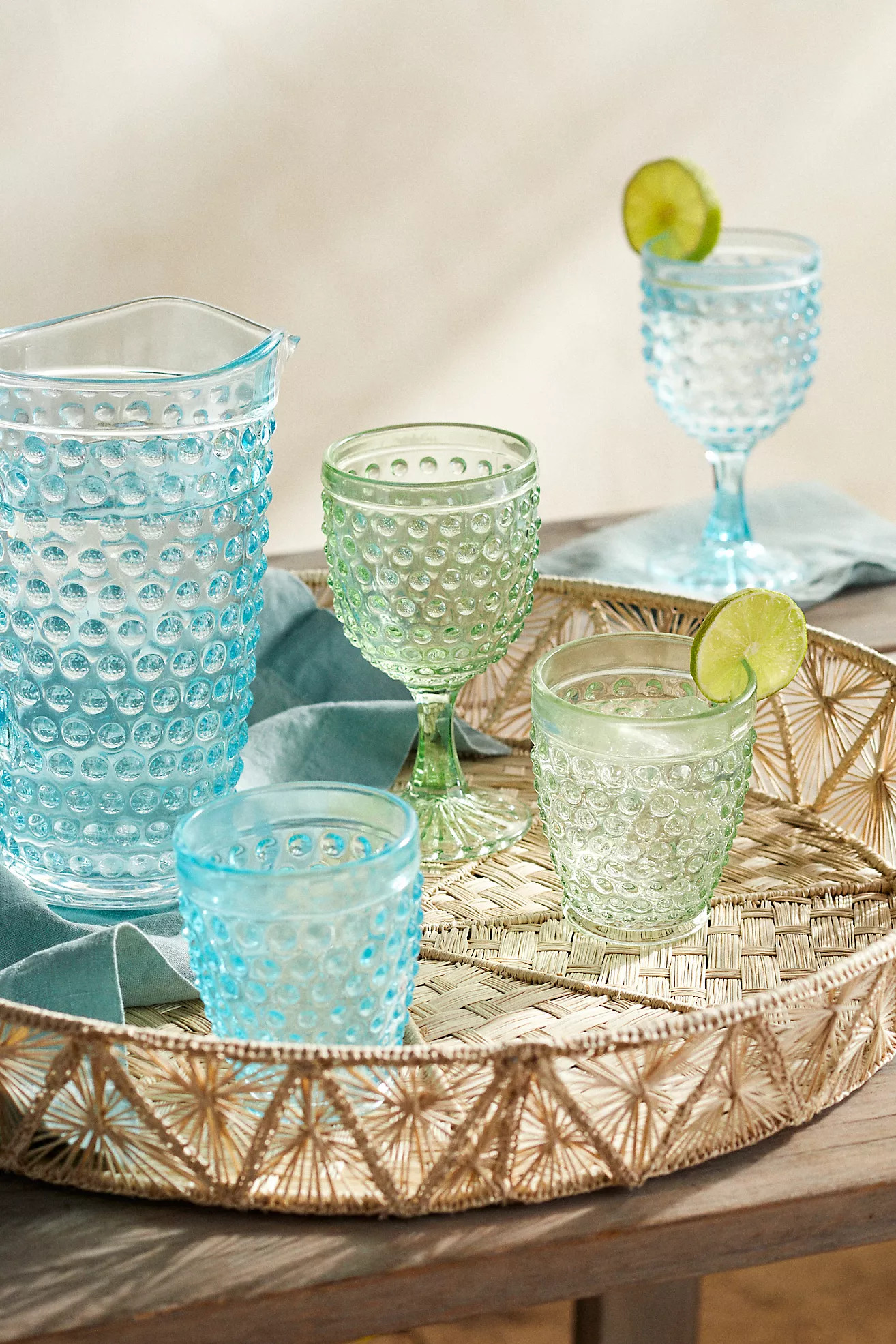 Hobnail Glass Pitcher | Anthropologie (US)