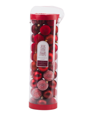 50pk Shatterproof Ornaments | TJ Maxx