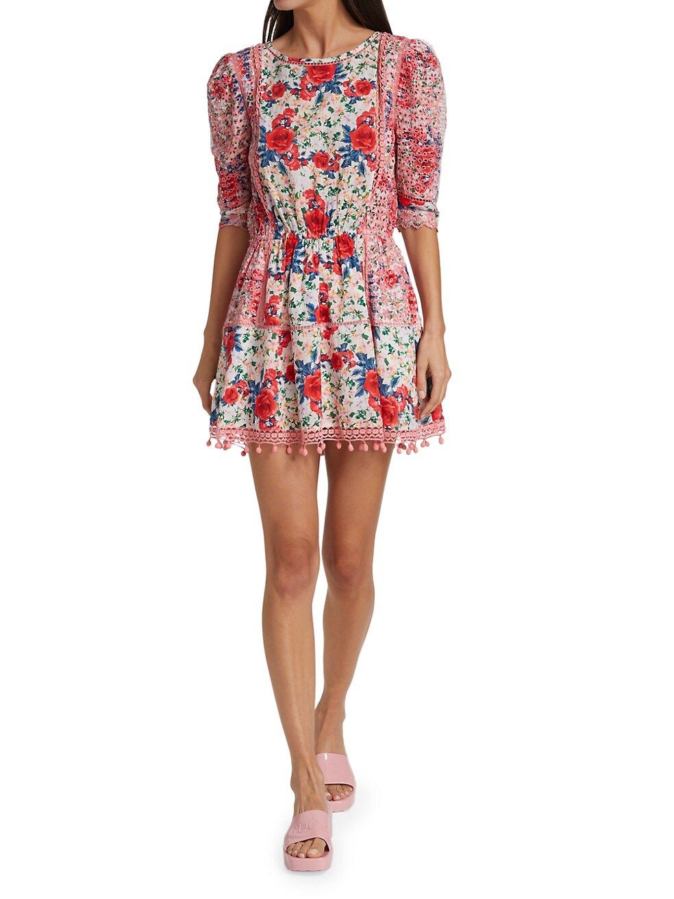 Novalie Lace Minidress | Saks Fifth Avenue