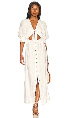 Free People String of Hearts Maxi in Bright White from Revolve.com | Revolve Clothing (Global)