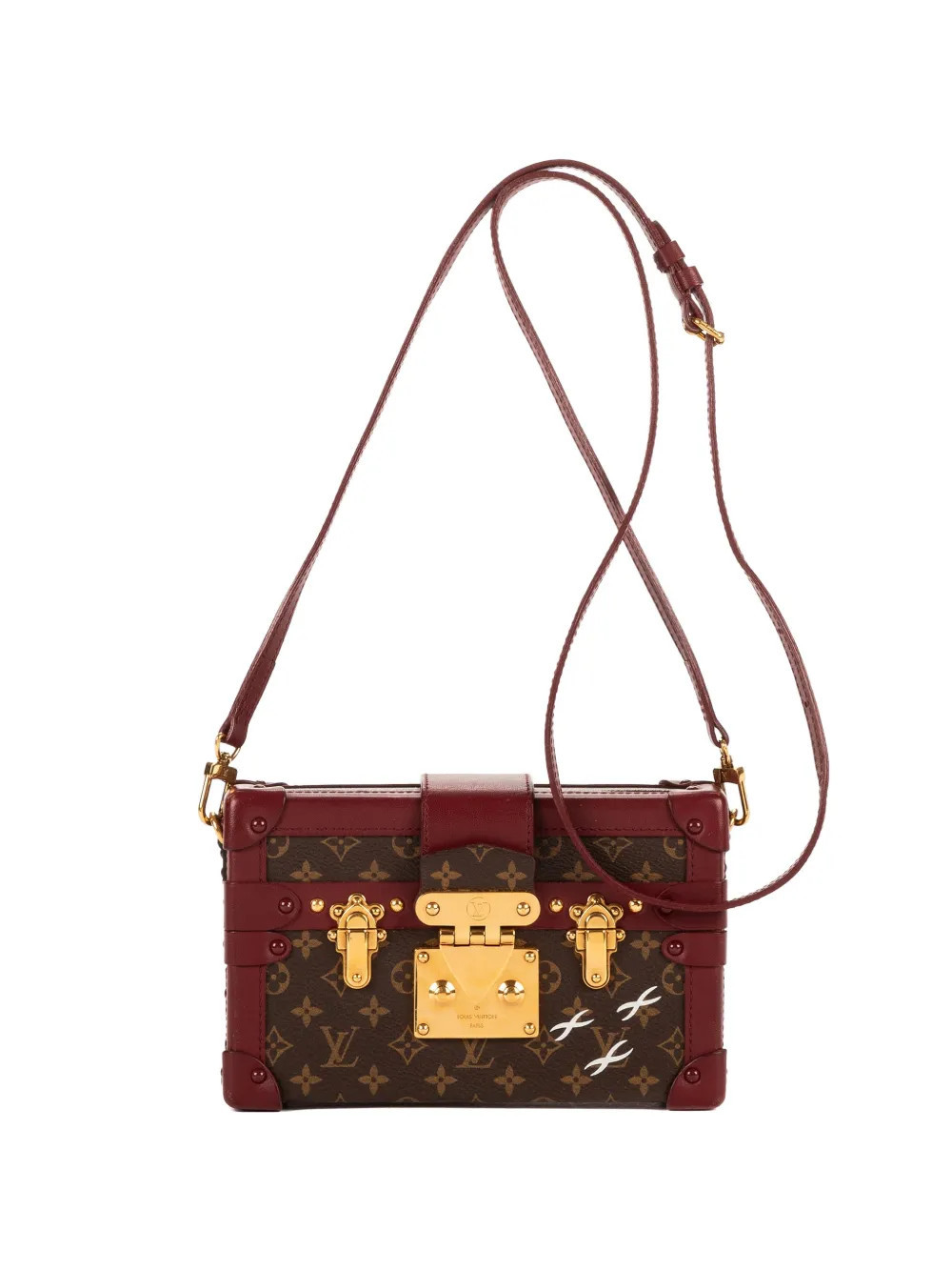Louis Vuitton Pre-Owned Petite Malle Monogram cross body bag - Brown | Farfetch Global