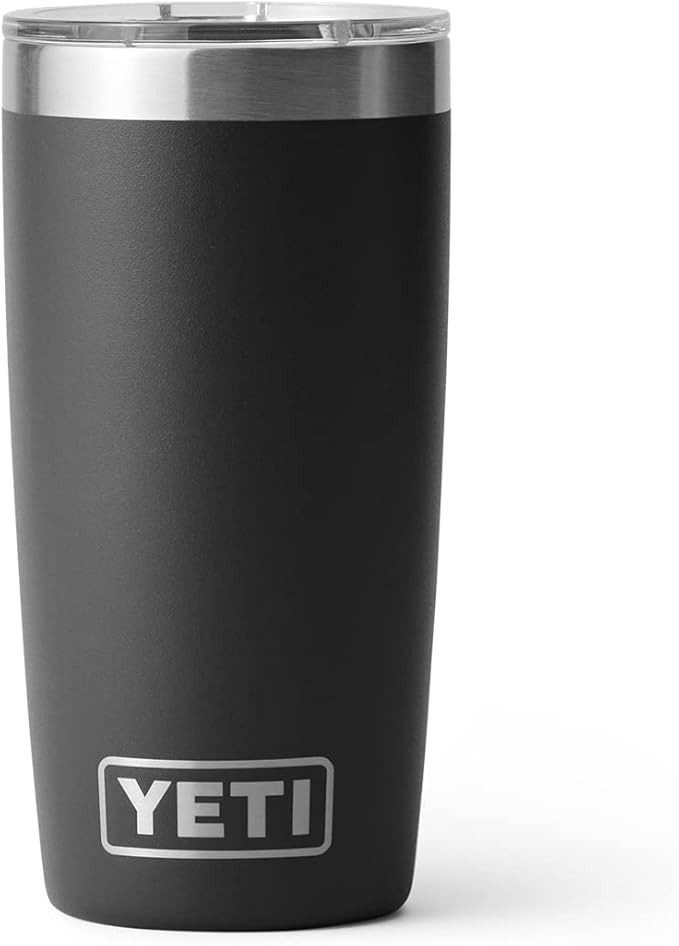 YETI Rambler 10 oz Tumbler, Stainless Steel, Vacuum Insulated with MagSlider Lid, Charcoal | Amazon (US)