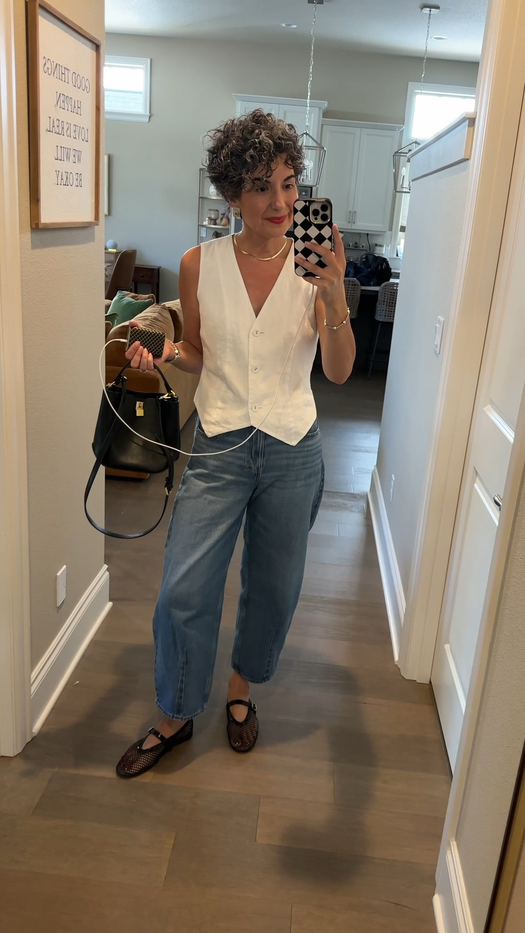 Thursday Eve OOTD for dinner with coworkers. Wearing a small in vest and 4 in jeans!

#LTKootd #LTKgrwm