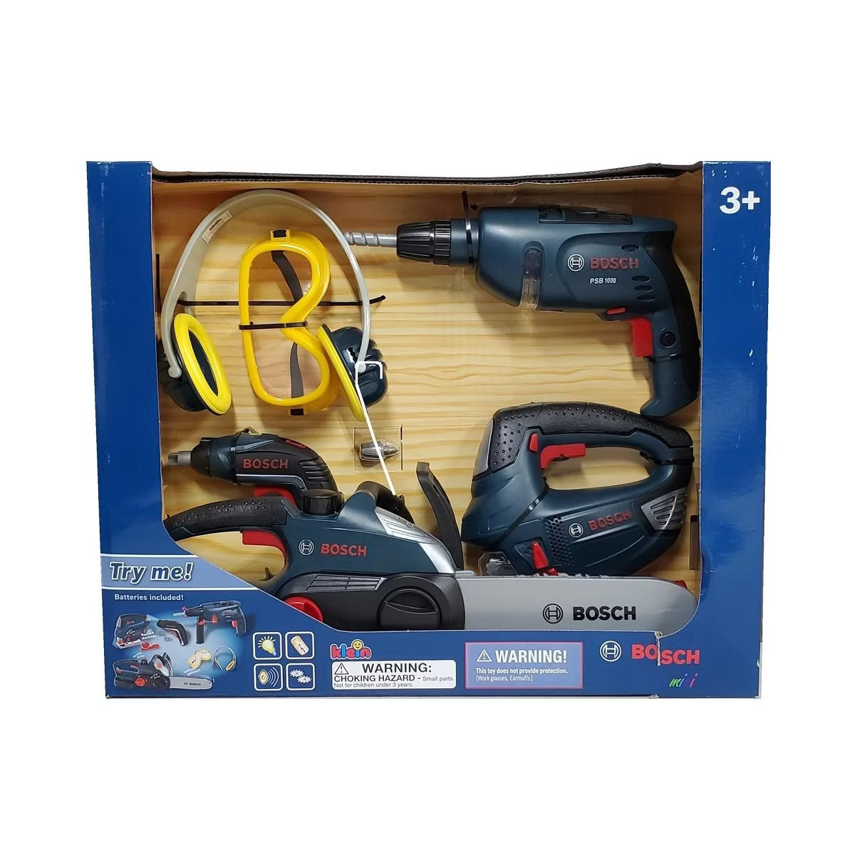 Bosch Big Power 4-Tool Mini Play Set and Accessories | Target