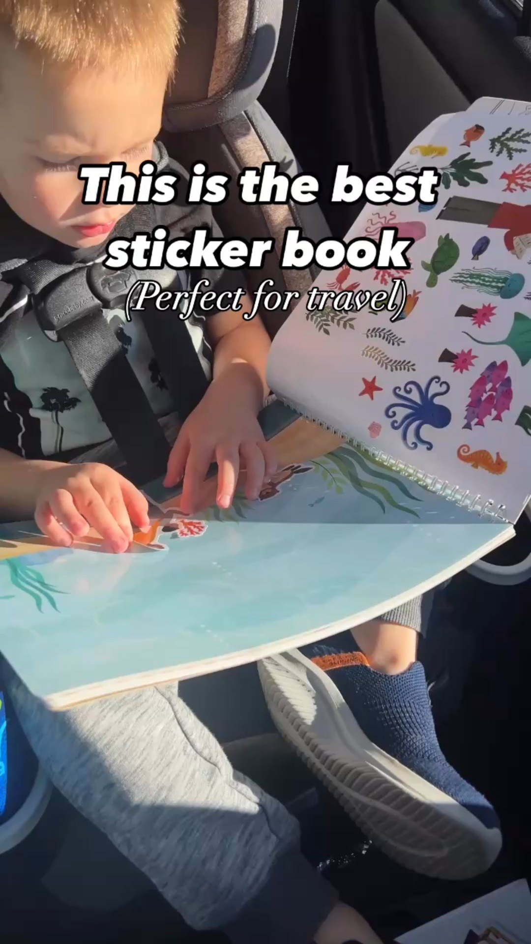 Why is having the stickers right next to the scene page so revolutionary? All sticker books should be like this. 

I’m pretty sure flipping back and forth stopped my kids from liking other sticker books because this one was a hit on the road, in the hotel, and at restaurants on our last trip. 

#LTKTravel #LTKKids #LTKFamily