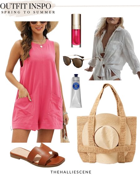 Outfit // spring outfit // spring to summer // Amazon // summer bag // sandals 

#LTKfindsunder50 #LTKfindsunder100 #LTKstyletip