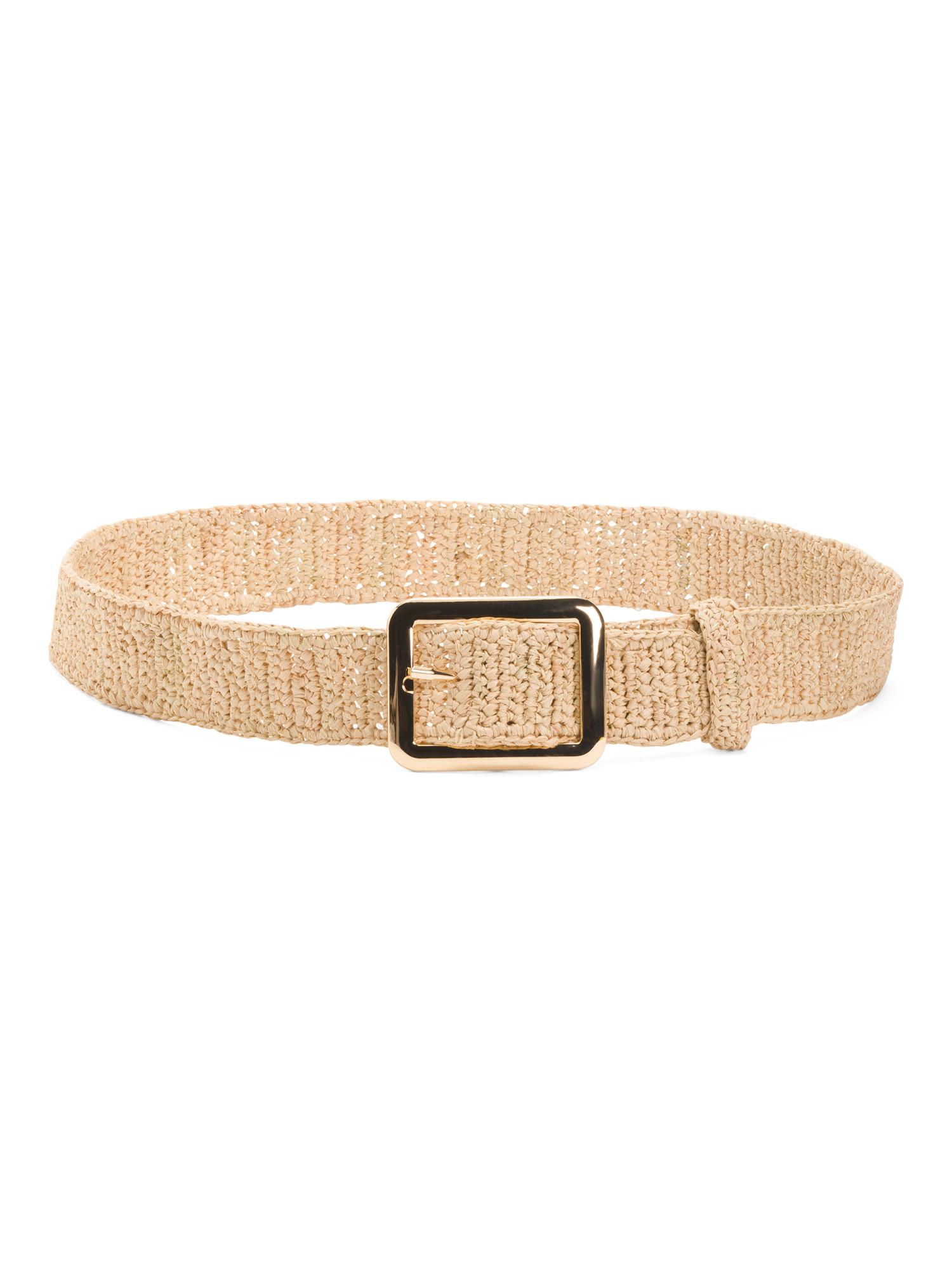Raffia Natural Belt | TJ Maxx