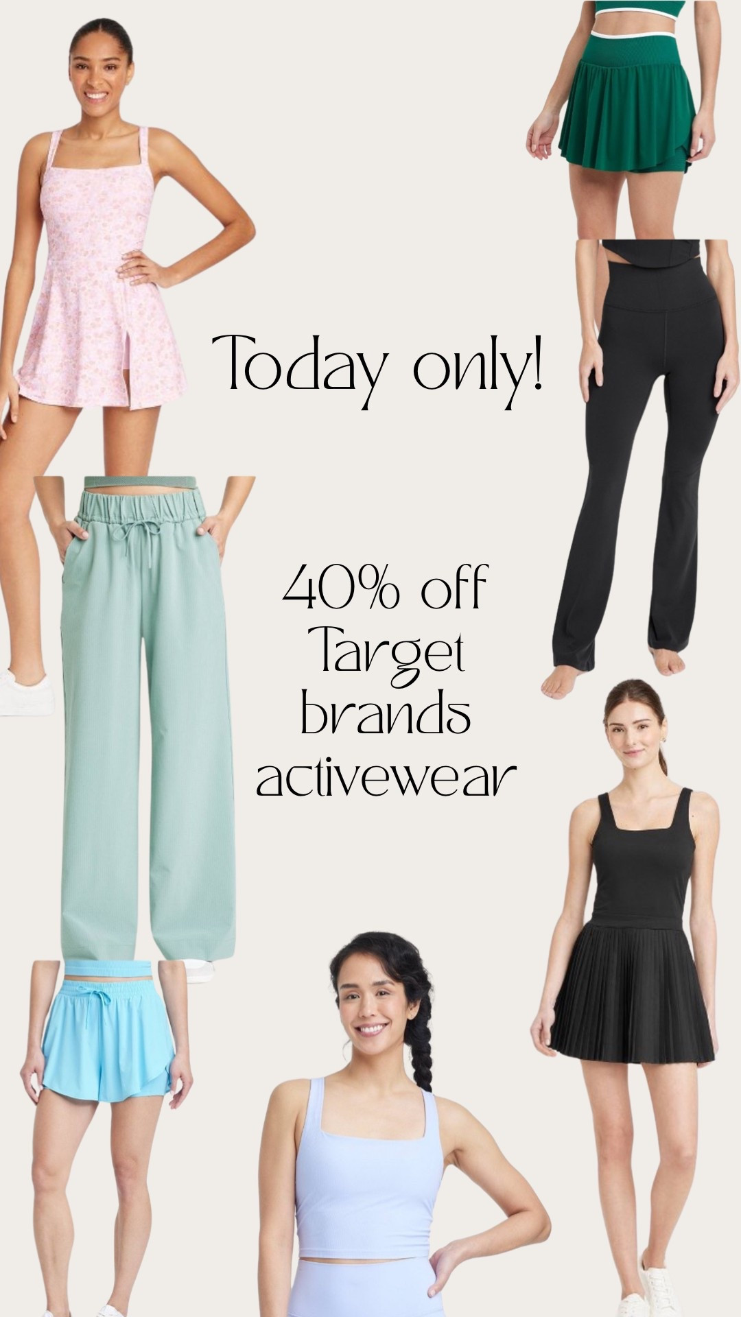 Today only! 40% off target brand activewear for circle week🎯 #target #circleweek #targetsale 

#LTKSaleAlert #LTKActive #LTKFindsUnder50