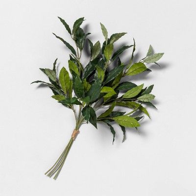 20" Faux Bay Leaf Stem Bundle - Hearth & Hand™ with Magnolia | Target