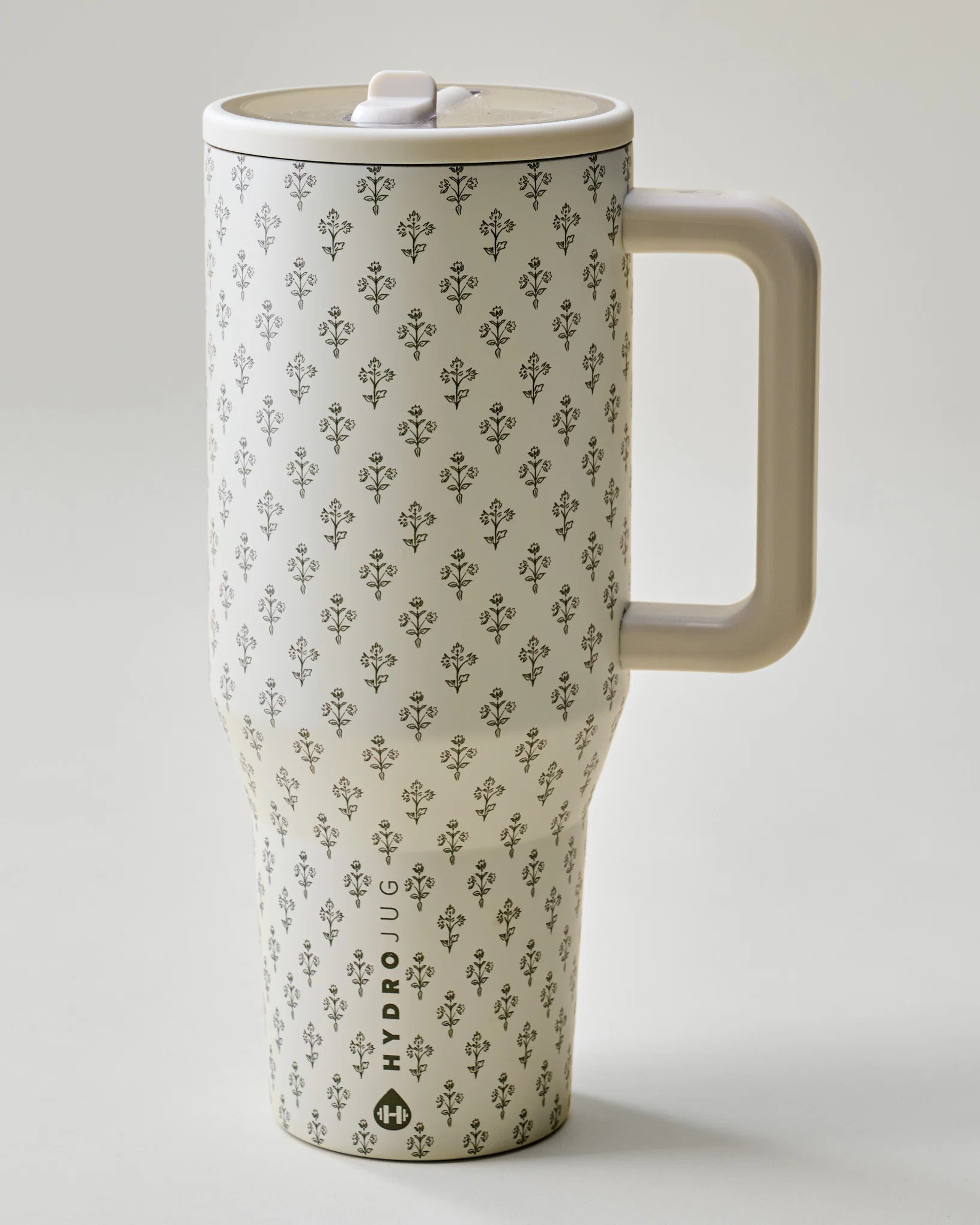 Hydrojug Heirloom Floral Cream 40oz Traveler | Magnolia