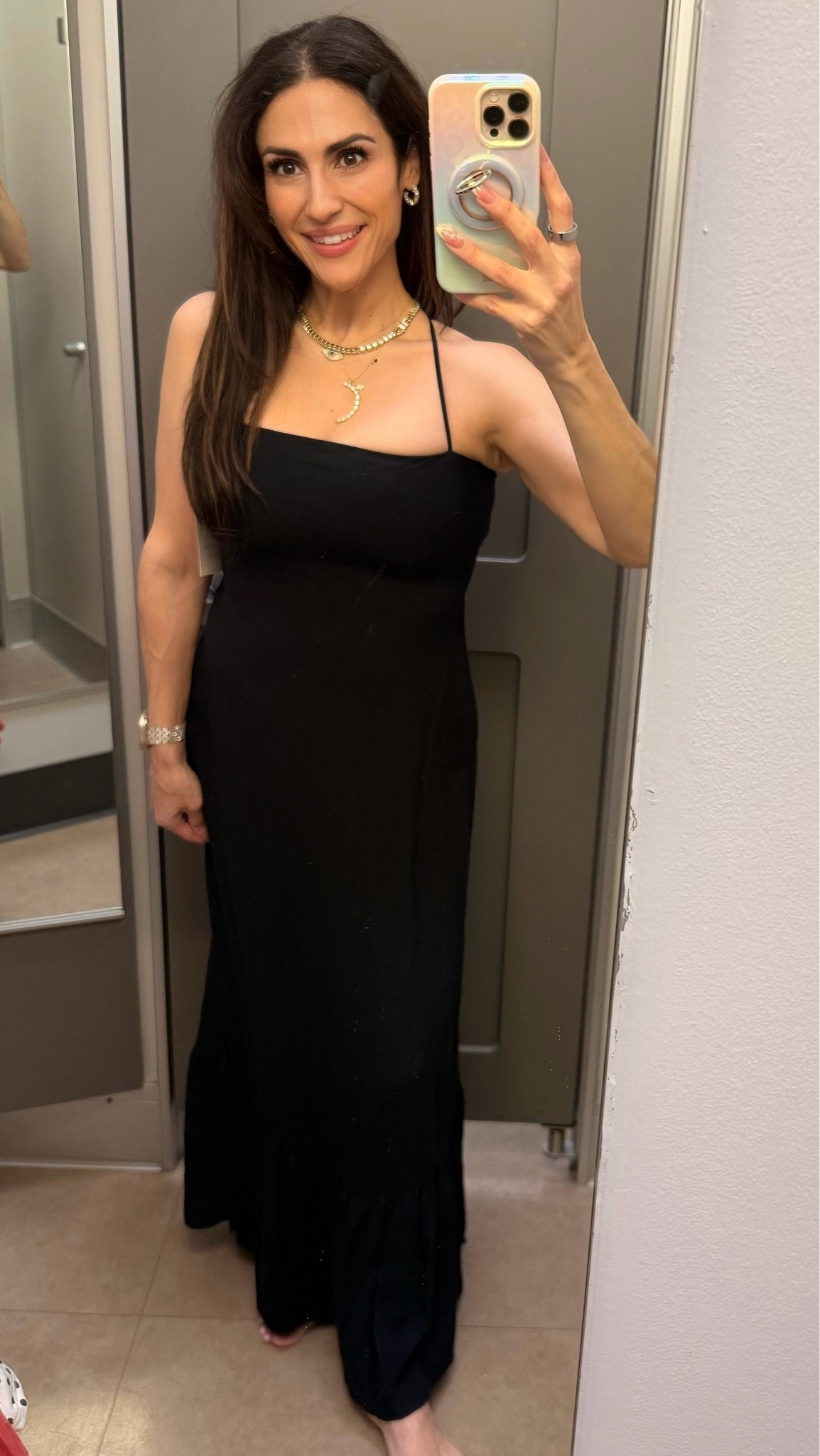 Posted the red and white polka dot version a few days ago, but the black version is just as good. 🖤

An easy maxi dress for vacation, summer dinners, date nights, and everything in between.

Comfortable, flattering, and one of those pieces you can throw on and go.

@Target

#LTKootd #LTKSeasonal #LTKTravel