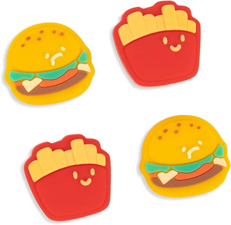 GeekShare Cute Silicone Joycon Thumb Grip Caps, Joystick Cover Compatible with Nintendo Switch/OL... | Amazon (US)